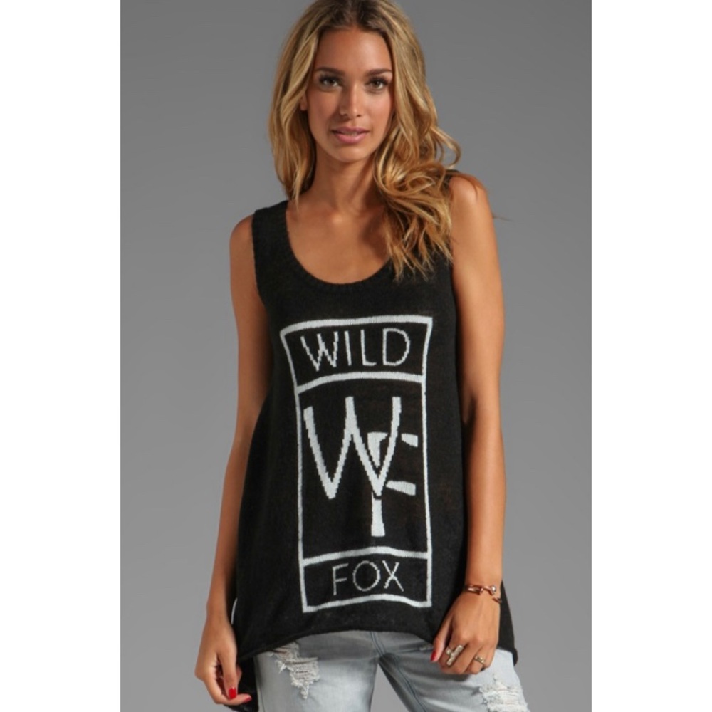 Wildfox White Label Summer Lake Fancy Car Tank XS
